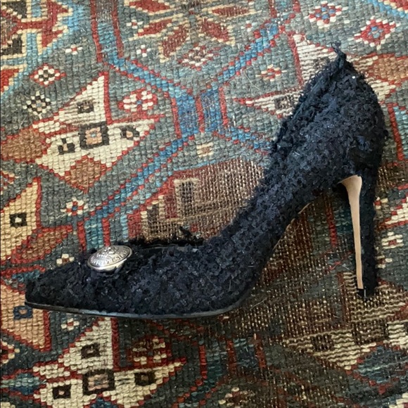 Balmain Tweed Julie Pump 39.5 - Picture 3 of 5